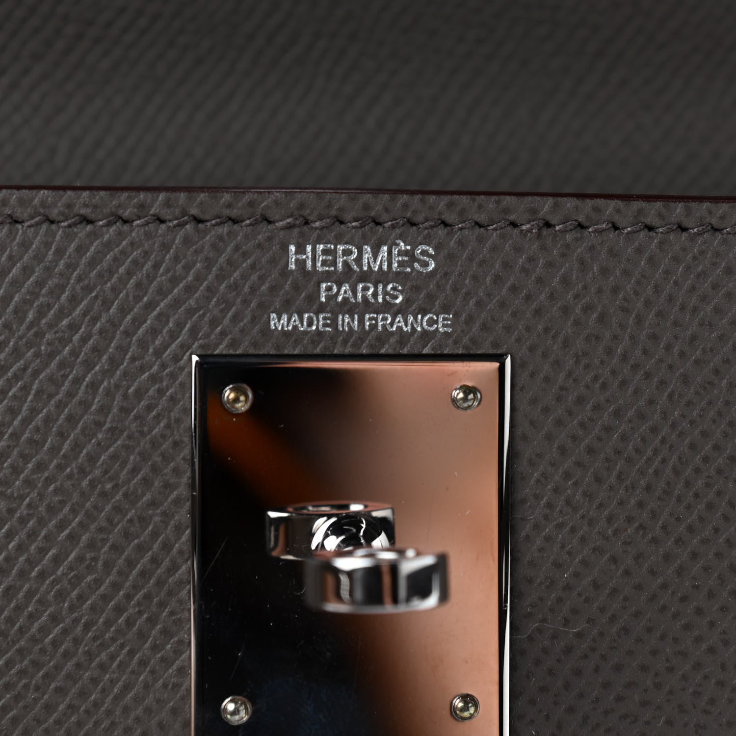 Hermes Epsom Kelly Sellier 28 Etain 7 of 10