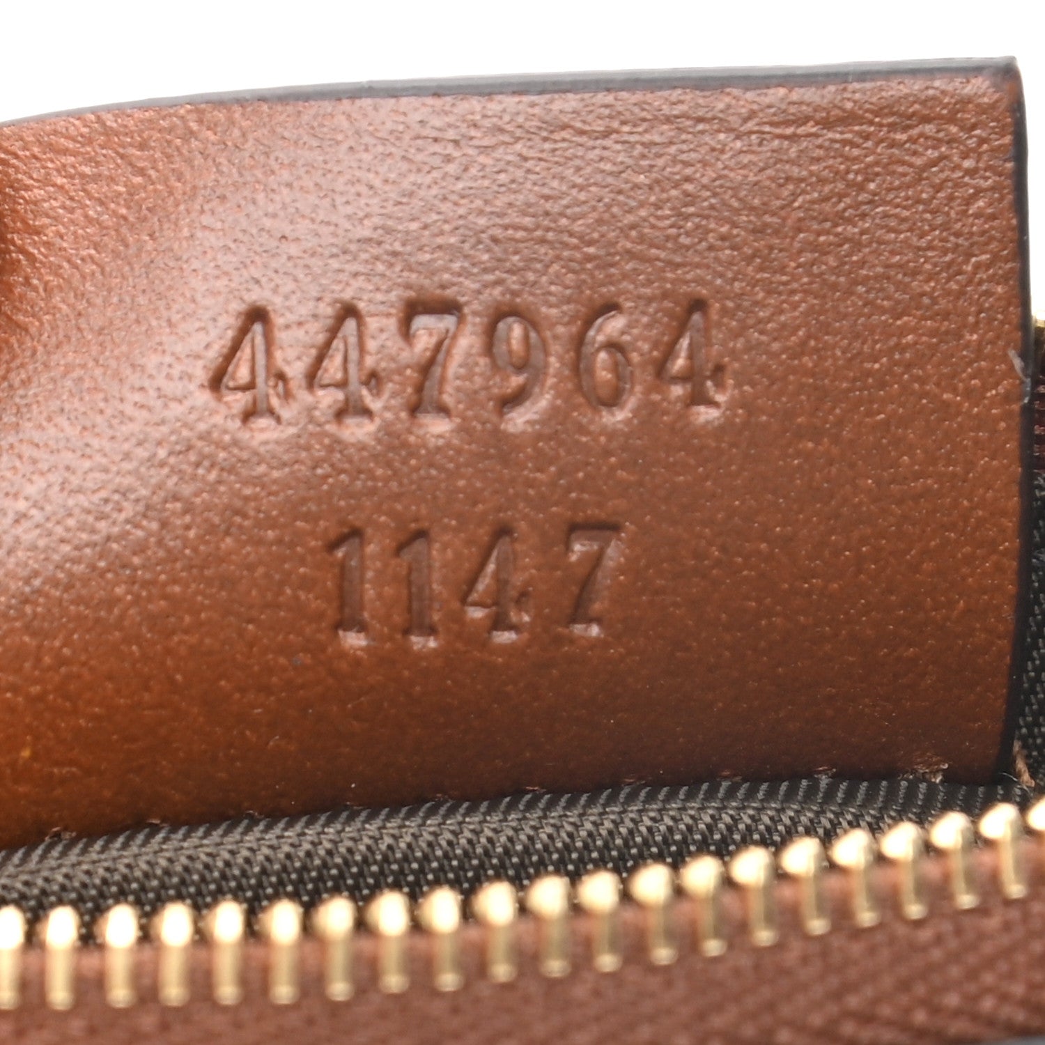 Gucci GG Supreme Monogram Key Case Beige Ebony Cuir 7 of 7