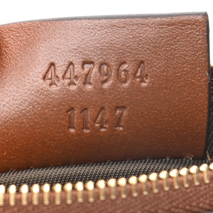 Gucci GG Supreme Monogram Key Case Beige Ebony Cuir 7 of 7