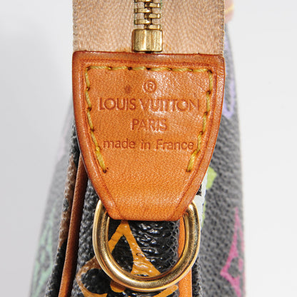 Louis Vuitton Monogram Multicolor Pochette Accessories Black 5 of 8