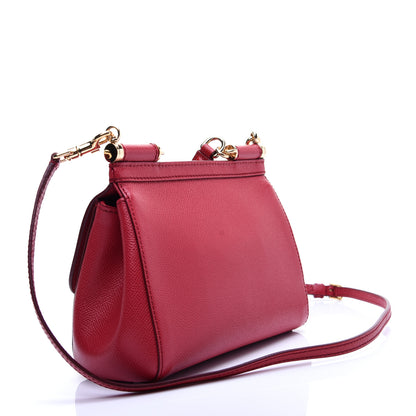 Dolce & Gabbana Dauphine Small Miss Sicily Satchel Rosso 3 of 15