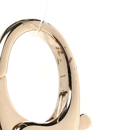 Chanel Crystal CC Perfume Key Chain Charm Gold 4 of 5