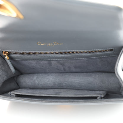 Christian Dior Calfskin Studded Small Diorama Flap Bag Grey 5 of 13