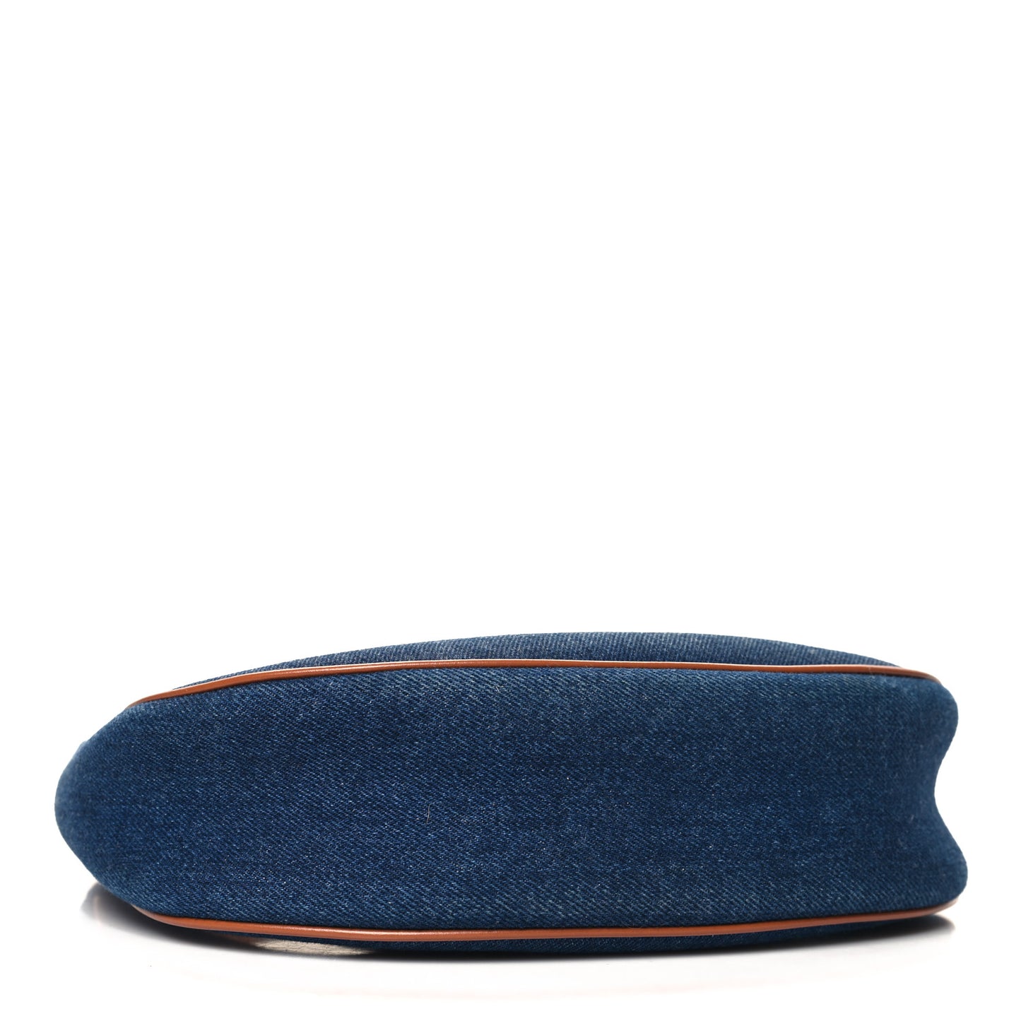 Denim Ava Shoulder Bag Navy Tan