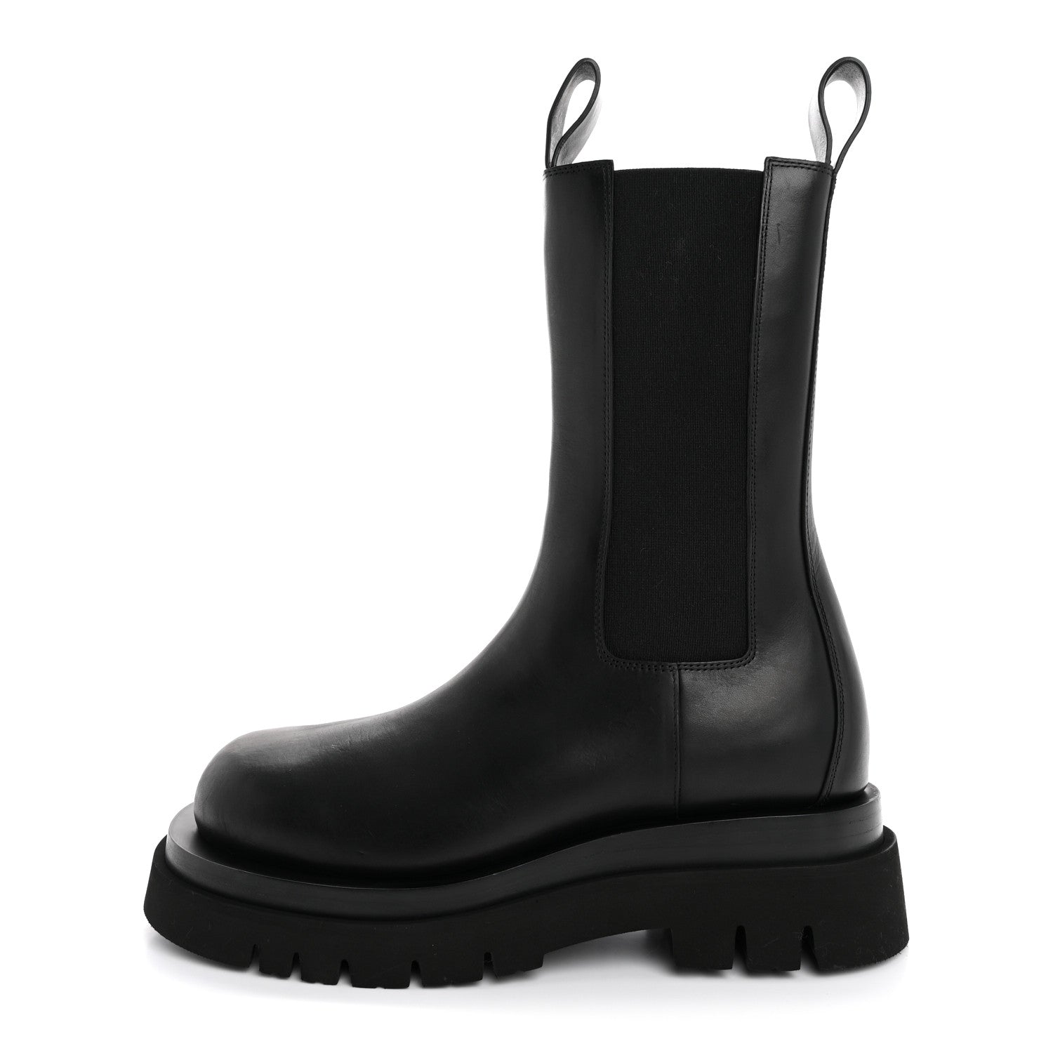 Bottega Veneta Calfskin The Lug Chelsea 55mm Boots 37 Black 1 of 11