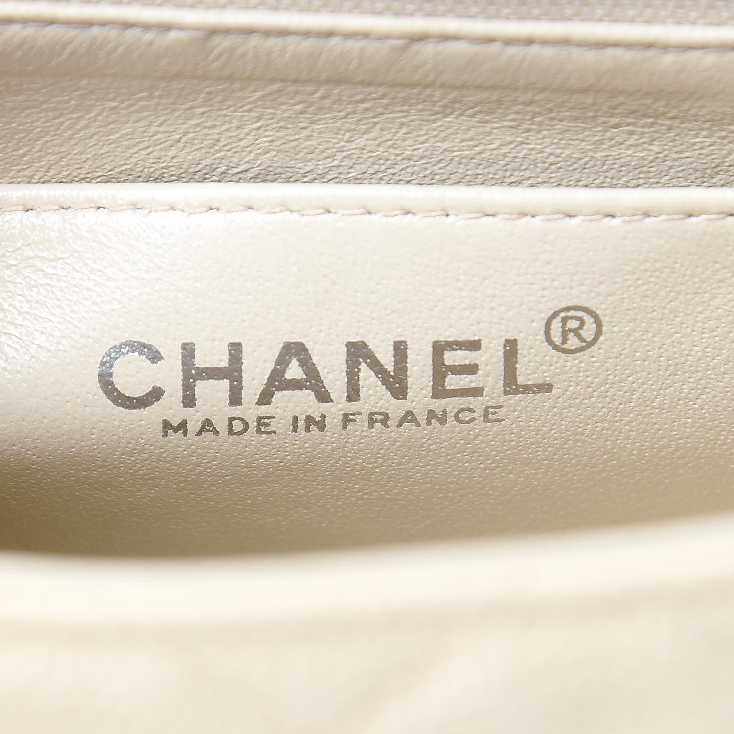 Chanel Caviar Quilted Mini Square Flap Light Beige 8 of 12