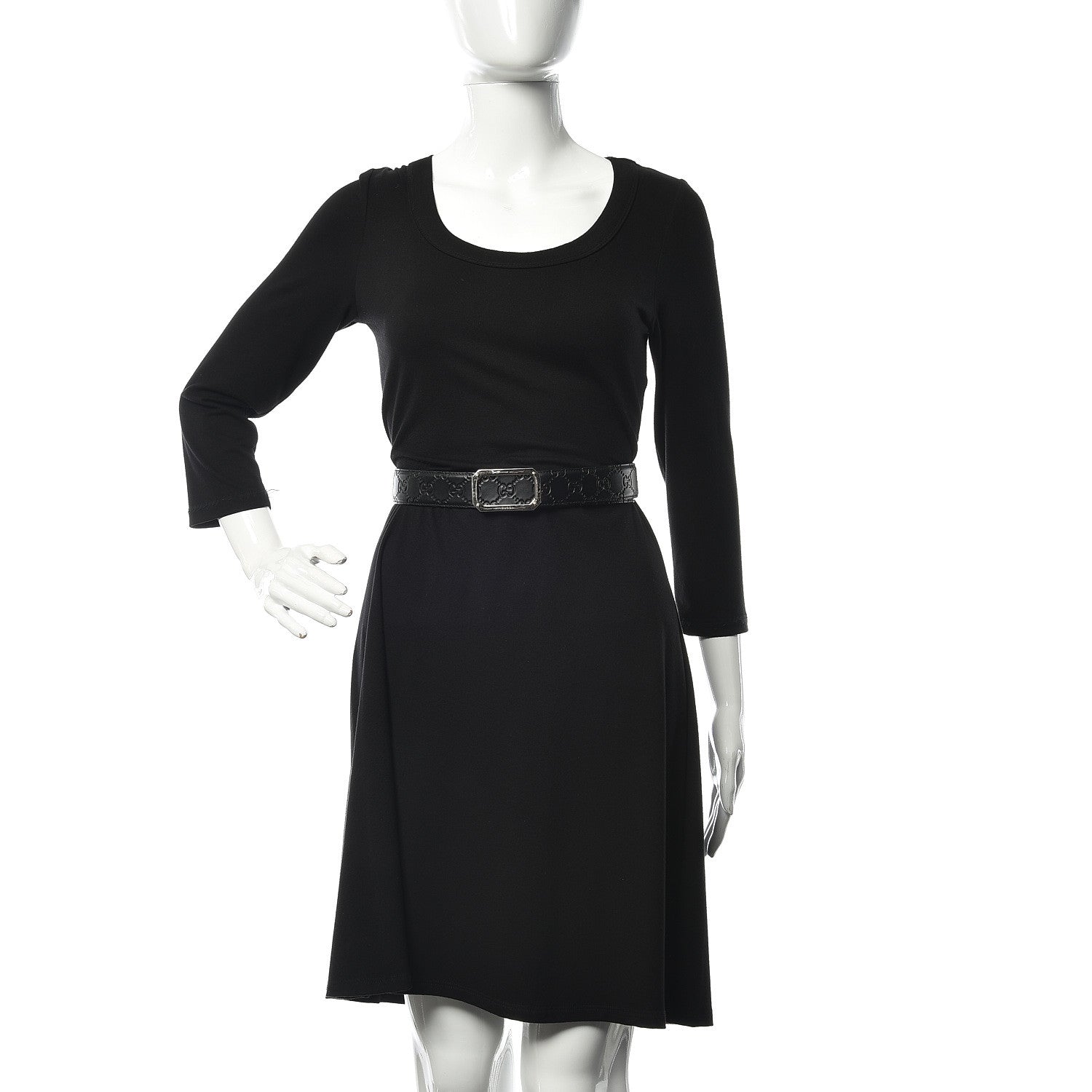 Gucci Guccissima Signature Belt 95 38 Black 2 of 7