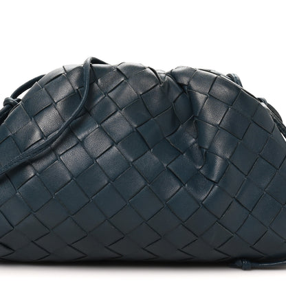 Bottega Veneta Nappa Intrecciato The Mini Pouch Deep Blue 8 of 10