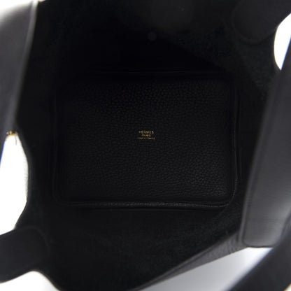 Hermes Taurillon Clemence Picotin Lock 18 PM Black 5 of 10