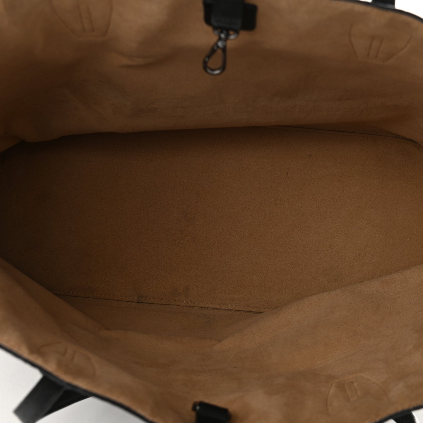 Metallic Visetos Medium Shopper Tote Silver