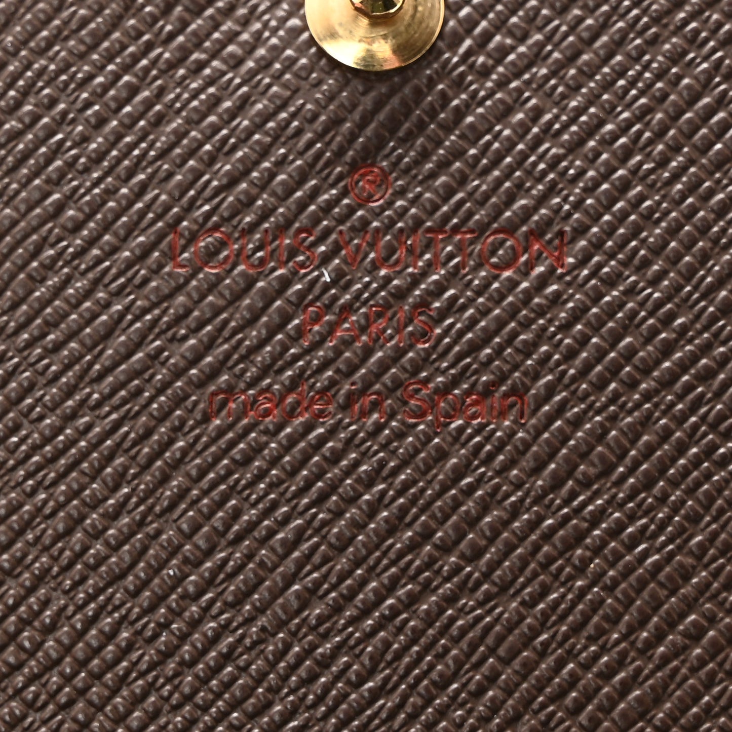 Damier Ebene Porte-Monnaie Billets Tresor Wallet