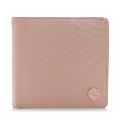 Chanel Leather Billfold Wallet Pink 1 of 8