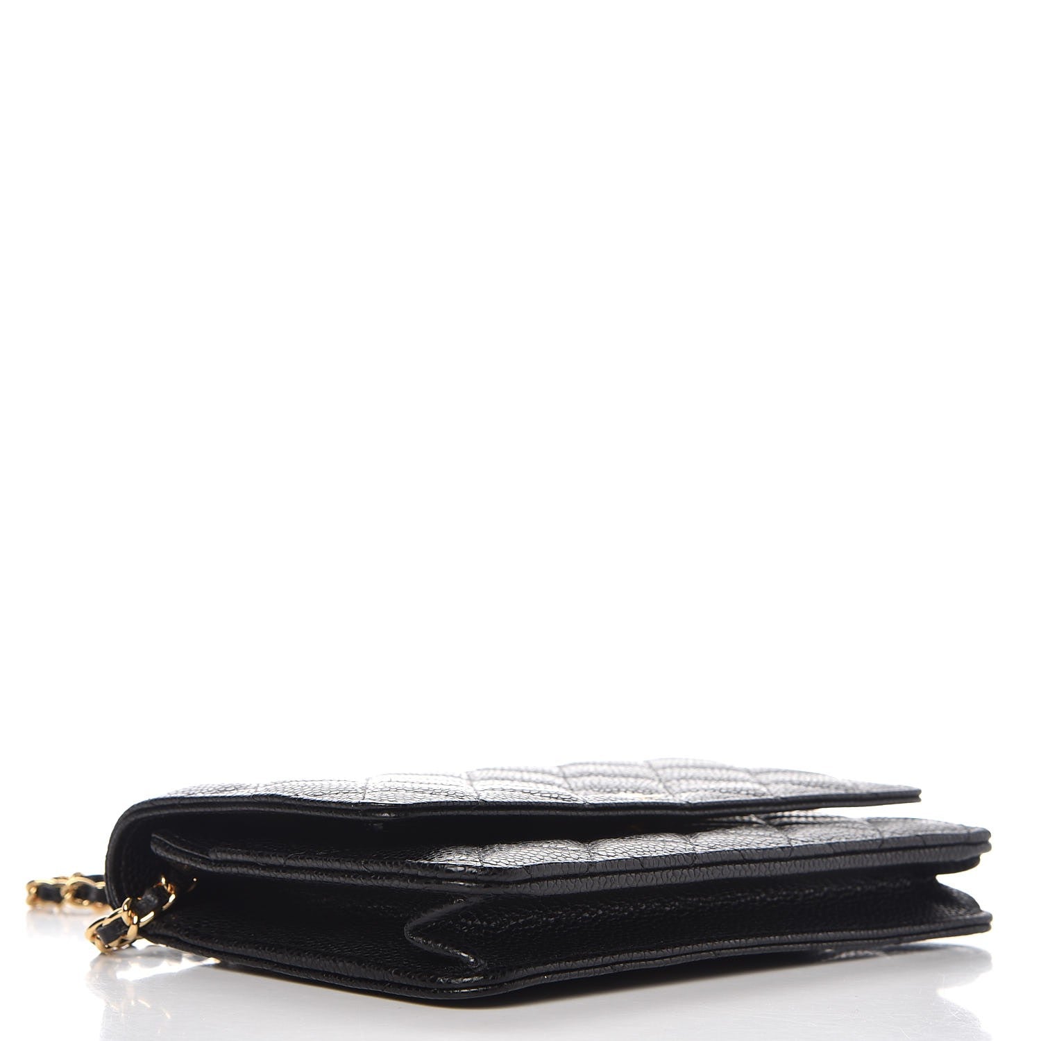 Chanel Caviar Quilted Wallet On Chain WOC Black 4 of 9