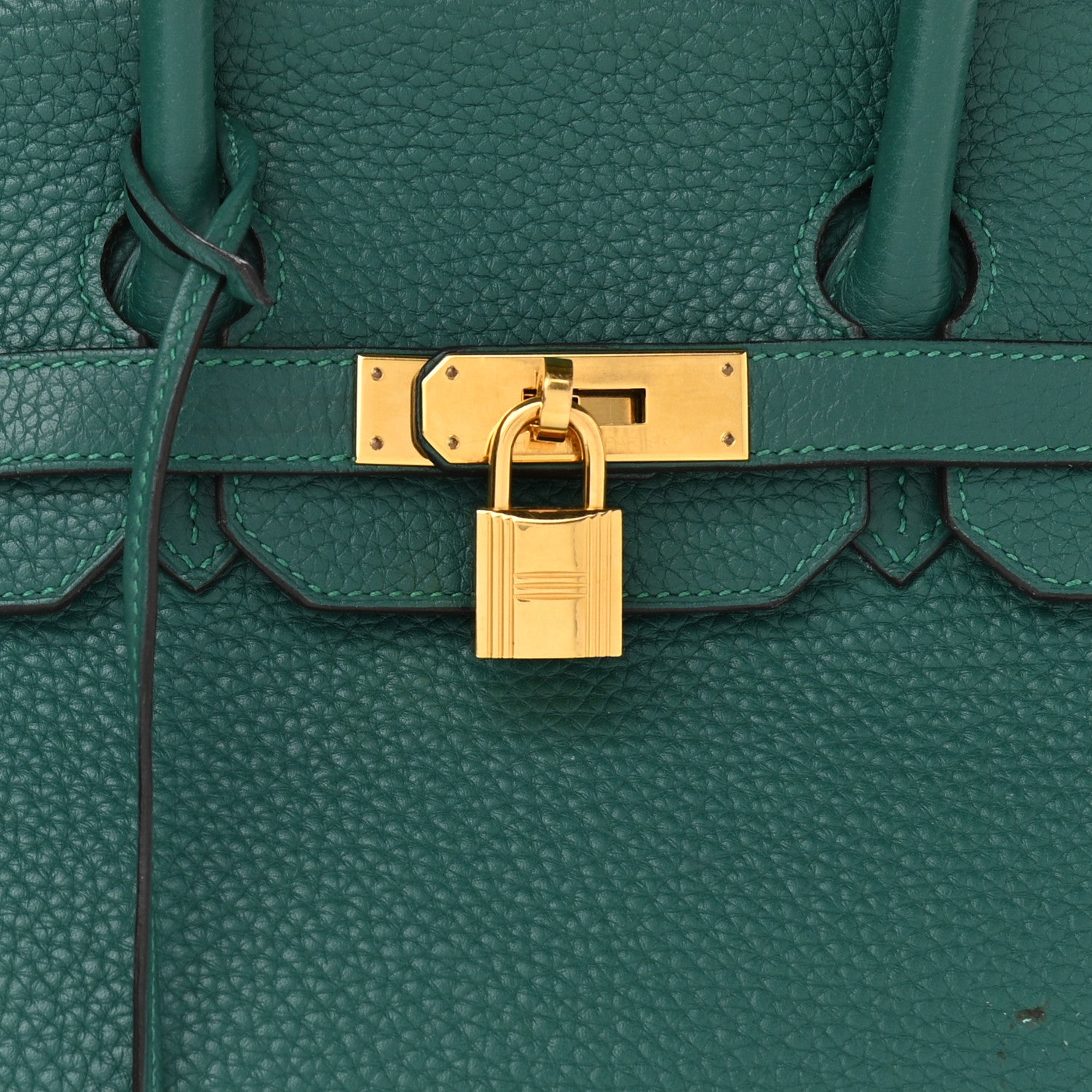 Hermes Togo Birkin 35 Malachite 7 of 23