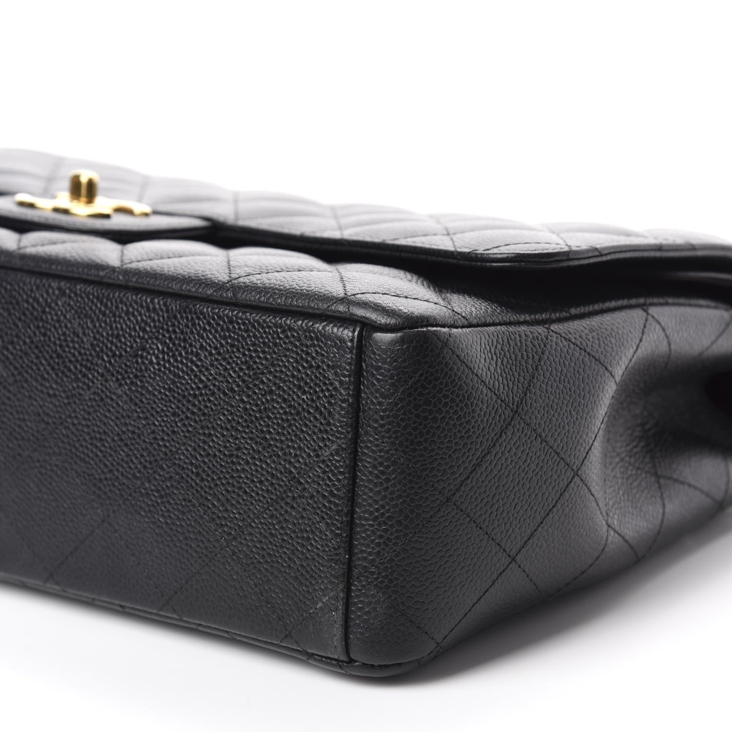 Chanel Caviar Quilted Maxi Double Flap Black 7 of 10
