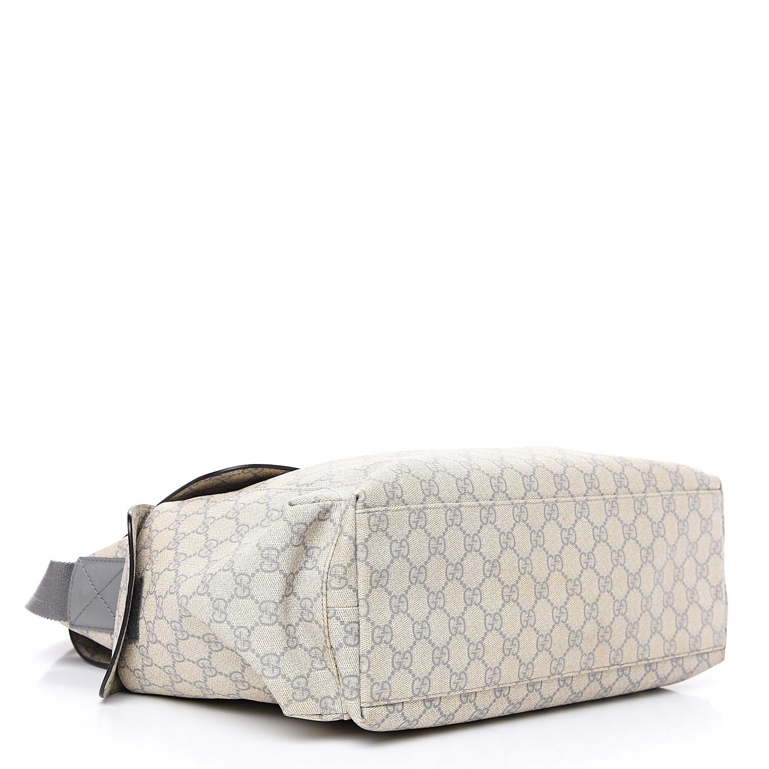 Gucci GG Plus Monogram Messenger Diaper Bag Ecru Grigio 4 of 13