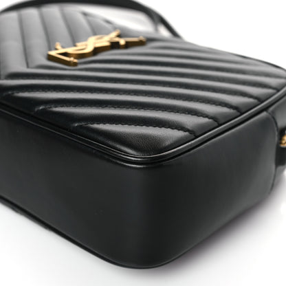 Saint Laurent Calfskin Matelasse Monogram Lou Camera Bag Black 8 of 8