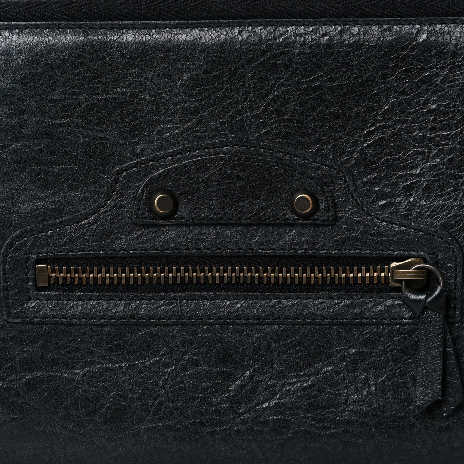 Balenciaga Agneau Classic Hardware Compagnon Wallet Black 8 of 10