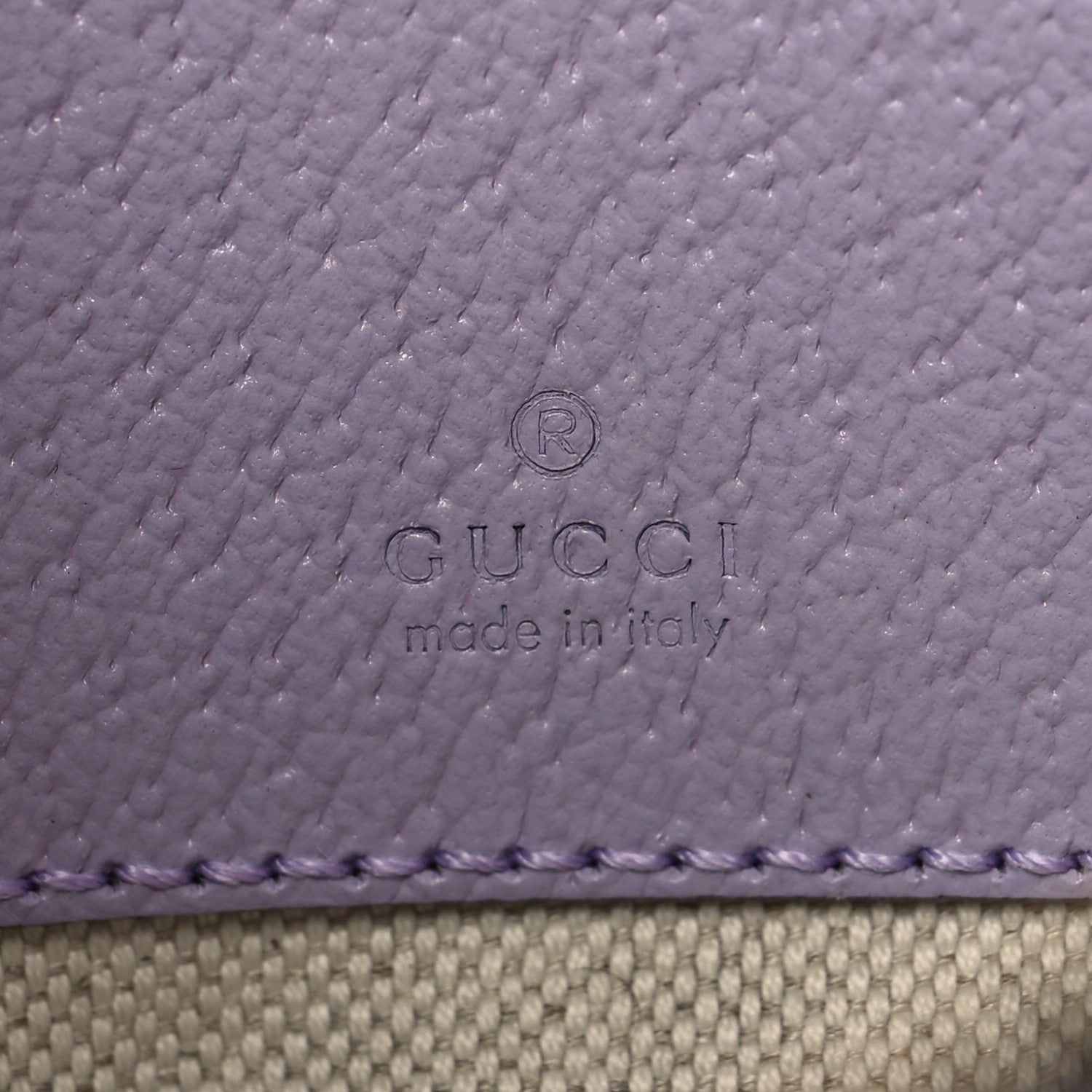 Gucci Monogram Jumbo GG Textured Dollar Calfskin Mini Ophidia Half Moon Hobo Beige Lapis 6 of 10