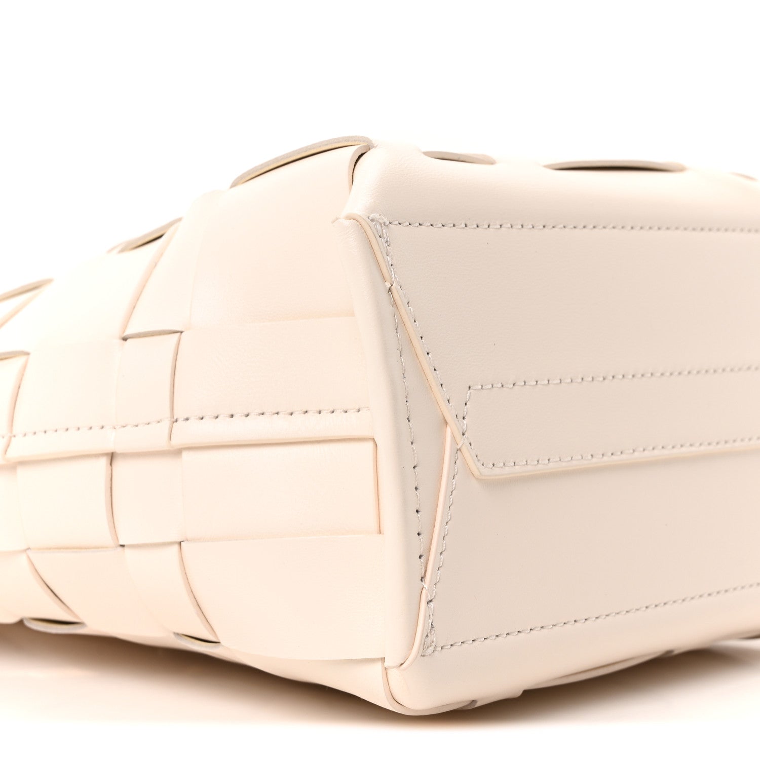 3.1 Phillip Lim Smooth Calfskin Odita Mini Modern Lattice Bucket Bag Off White 10 of 11