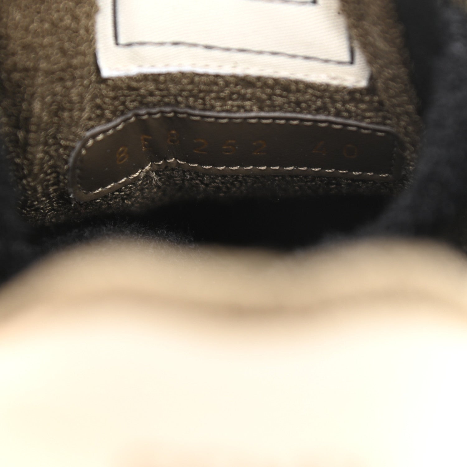 Fendi Suede Vitello Fendi Match Low Top Sneakers 40 Milk Black 8 of 9