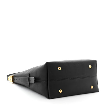 Louis Vuitton Grained Calfskin Low Key Hobo MM Black 5 of 10