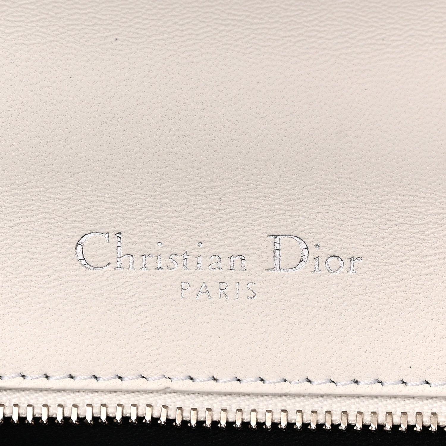 Christian Dior Patent Micro-Cannage Small Diorama Flap Bag White 6 of 9