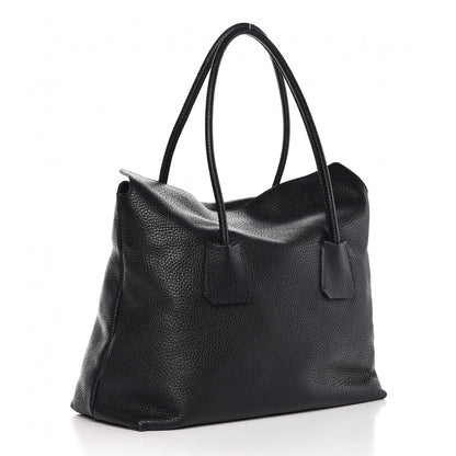Burberry London Grainy Calfskin Medium Baynard Tote Black 3 of 8