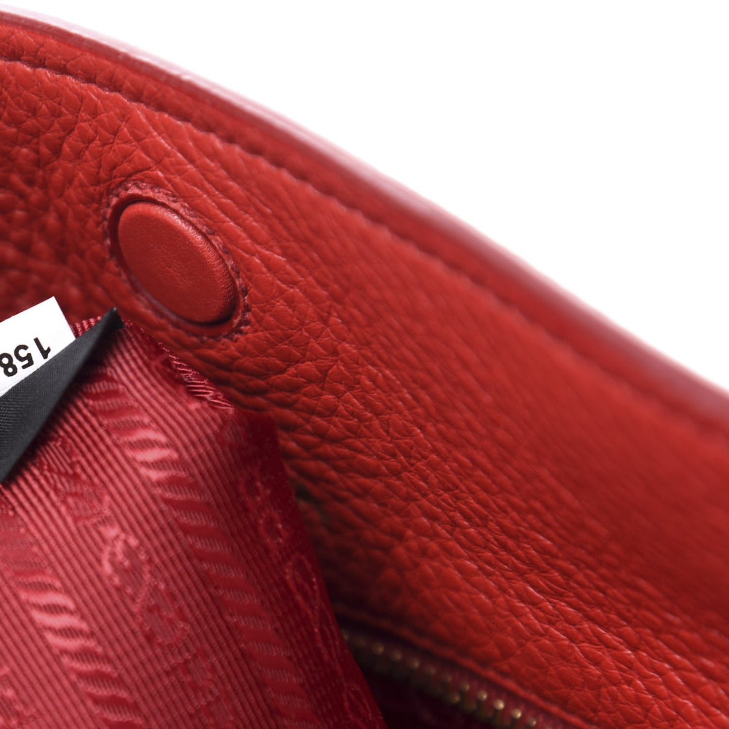 Vitello Daino Pocket Shopping Tote Rosoo