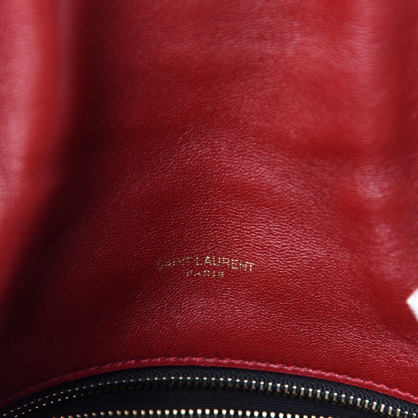 Lambskin Quilted Toy Loulou Puffer Monogram Chain Satchel Red