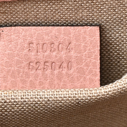 Gucci Dollar Calfskin Small Interlocking G Shoulder Bag Soft Pink 7 of 10