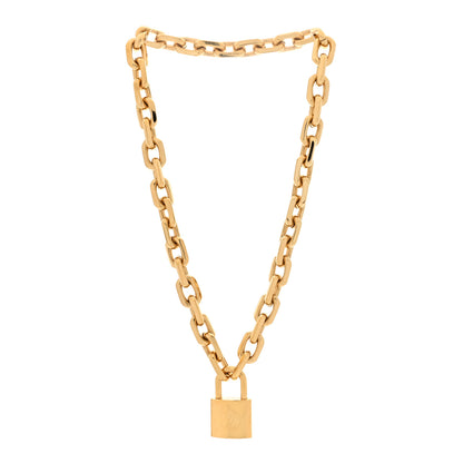 Louis Vuitton LV Edge Necklace Cadenas Gold 3 of 6