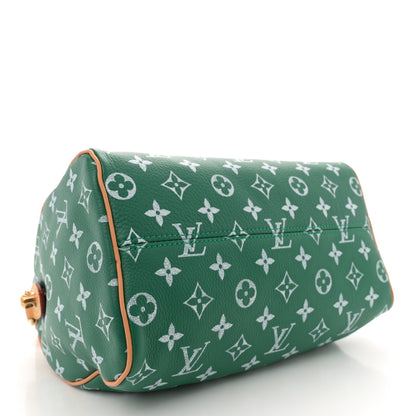Louis Vuitton Calfskin Monogram Speedy P9 Bandouliere 25 Green 5 of 11