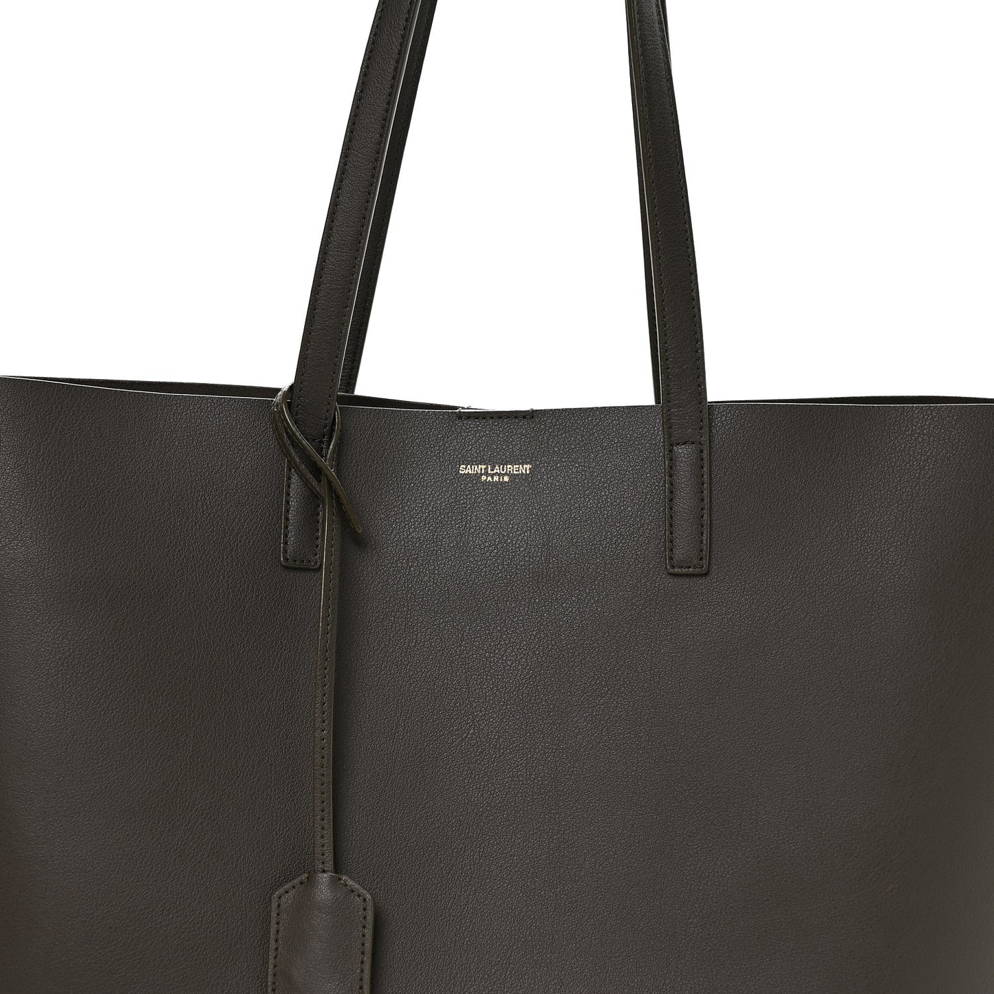 Calfskin Large Shopping Tote Earth