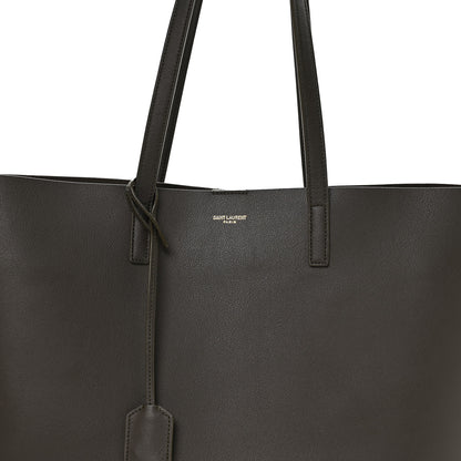 Saint Laurent Calfskin Large Shopping Tote Earth 8 of 10