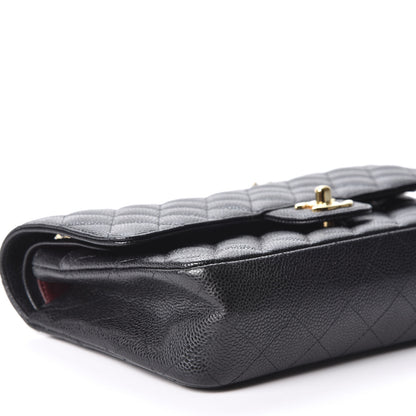 Chanel Caviar Quilted Medium Double Flap Black 5 of 11