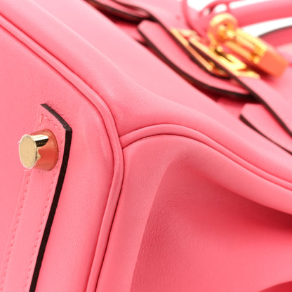Hermes Swift Birkin 25 Rose Azalee 10 of 12