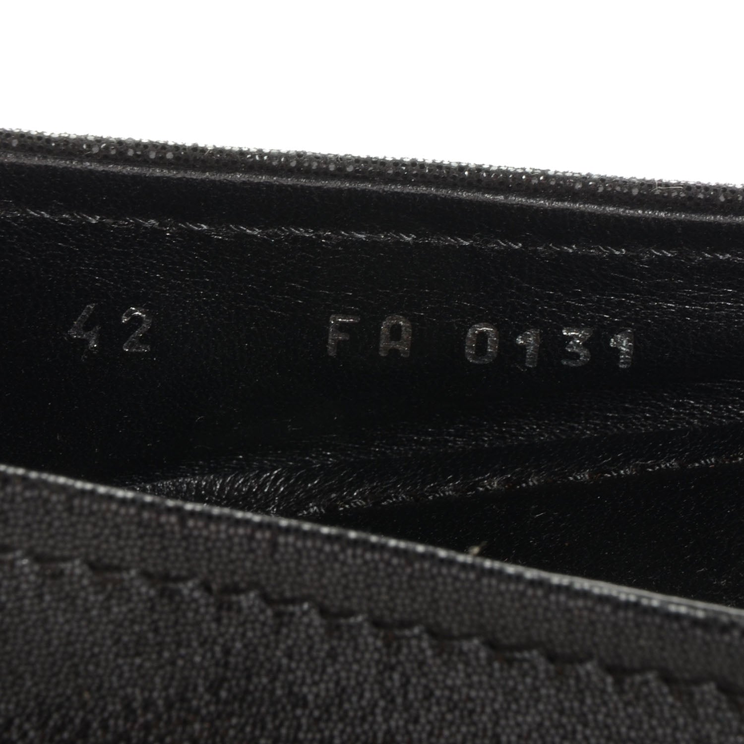 Louis Vuitton Iridescent Suede Oxford Ballerina Flats Black 42 7 of 8