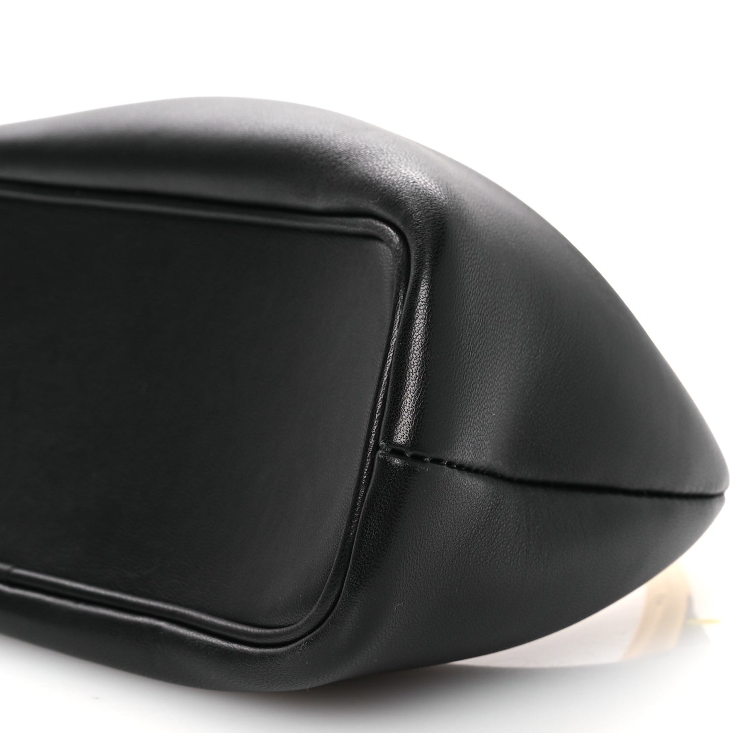 Lambskin Le Petit Calino Ring Top Handle Bag Black Black
