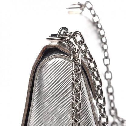 Louis Vuitton Epi Twist Shoulder Bag PM Argent 9 of 13