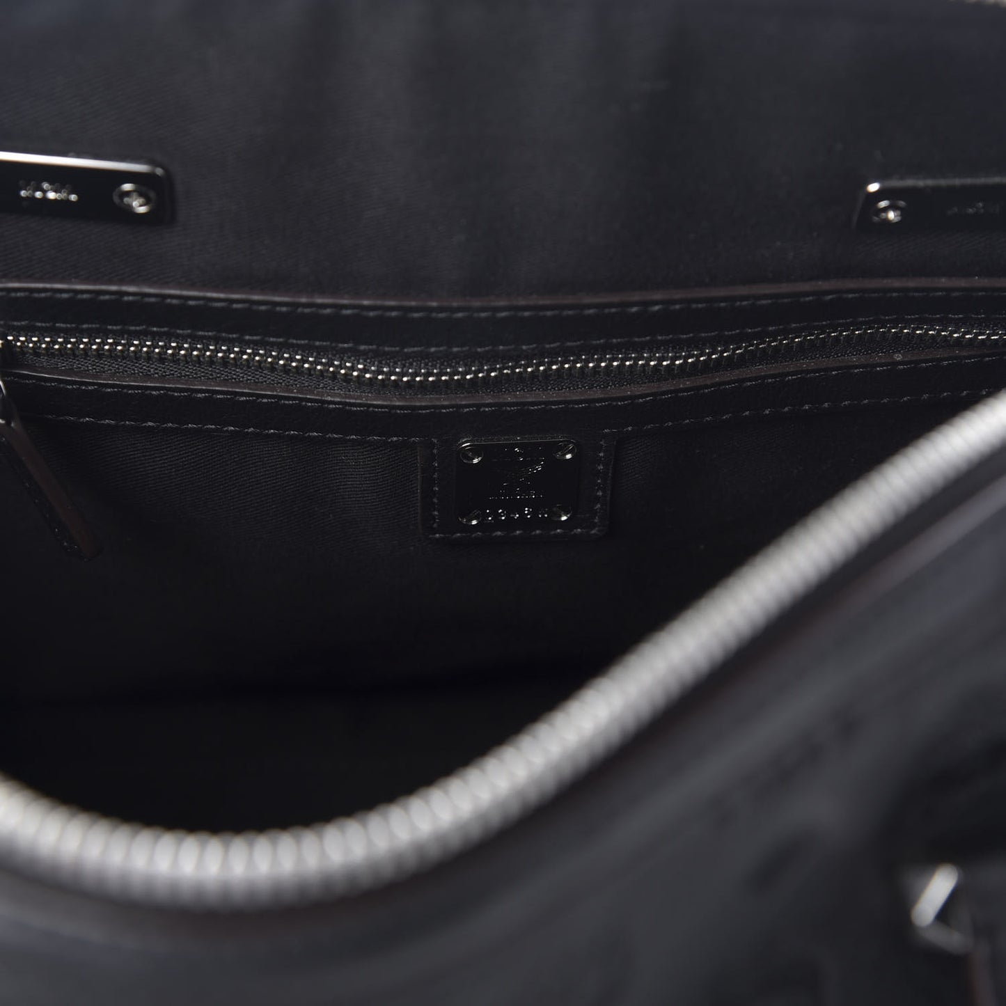 Calfskin Ottomar Monogram Essential Boston Bag Black