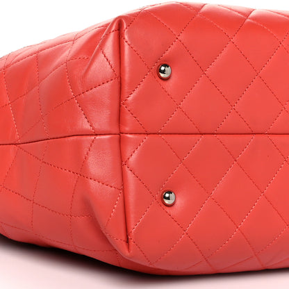 Chanel Calfskin Perforated Up In The Air North South Tote Red 10 of 10