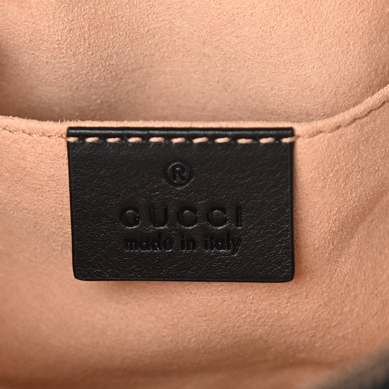 Gucci Calfskin Matelasse GG Marmont Belt Bag 75 30 Black 6 of 11