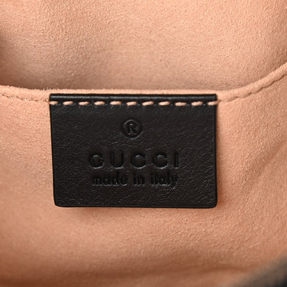 Gucci Calfskin Matelasse GG Marmont Belt Bag 75 30 Black 6 of 11