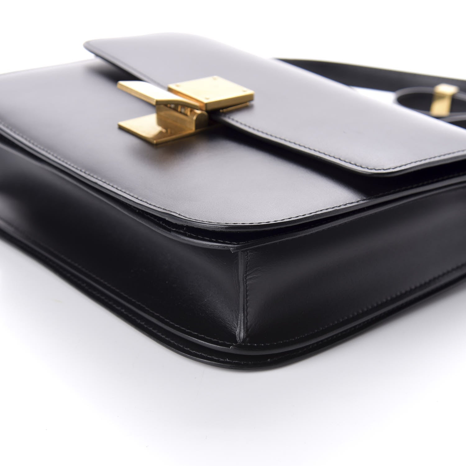 Celine Box Calfskin Medium Classic Box Flap Bag Black 8 of 8