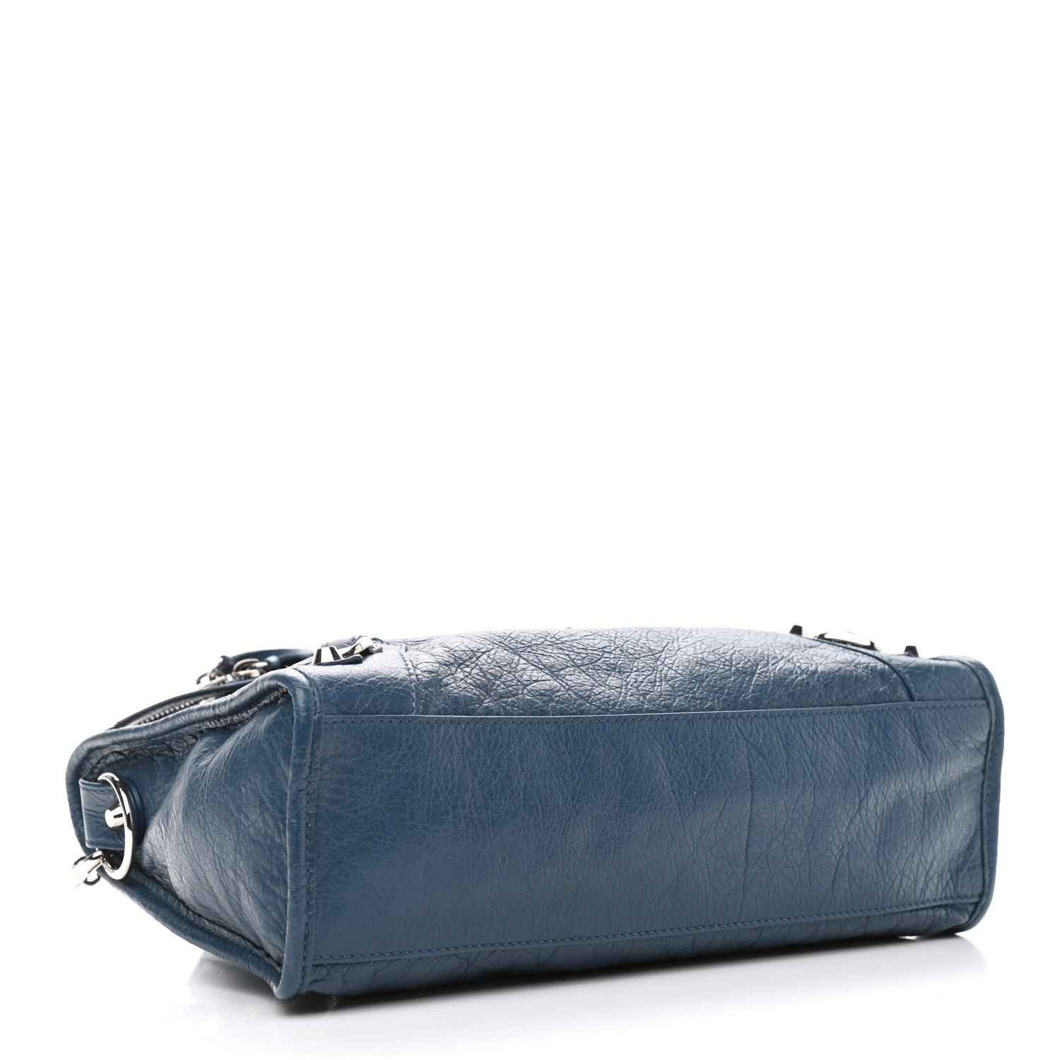 Balenciaga Agneau Classic Silver Hardware S City Bleu Profond 4 of 11