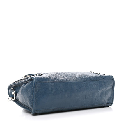 Balenciaga Agneau Classic Silver Hardware S City Bleu Profond 4 of 11