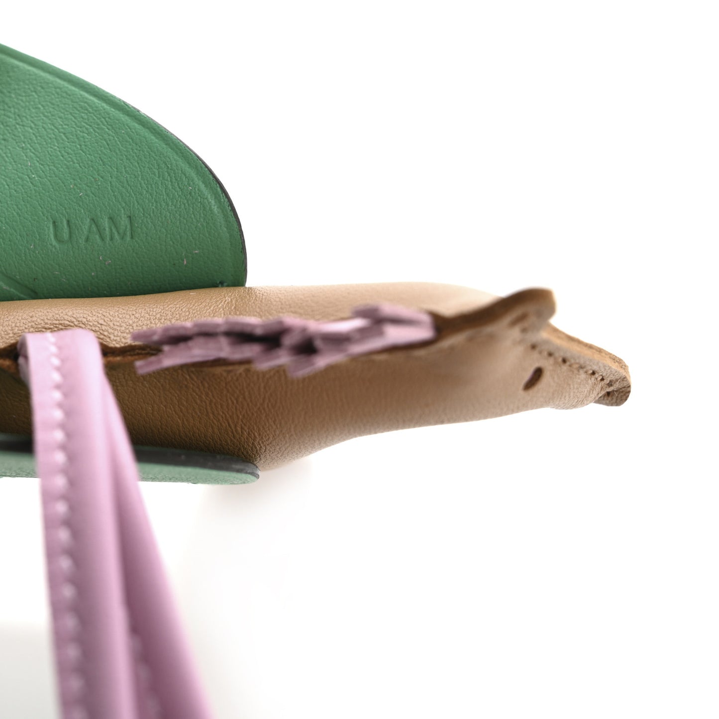 Milo Lambskin Grigri Rodeo Pegase Horse Bag Charm PM Chai Mauve Sylvestre Menthe