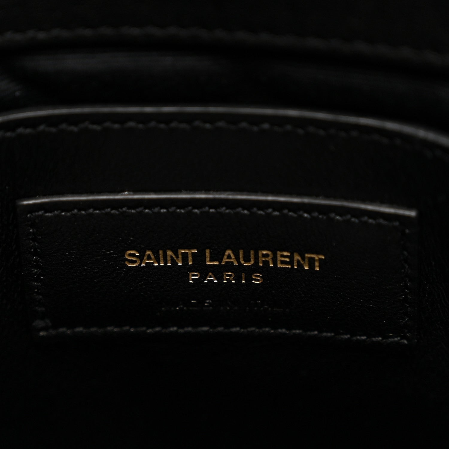 Saint Laurent Sheepskin Matelasse Chevron Monogram Medium College Bag Black 7 of 9