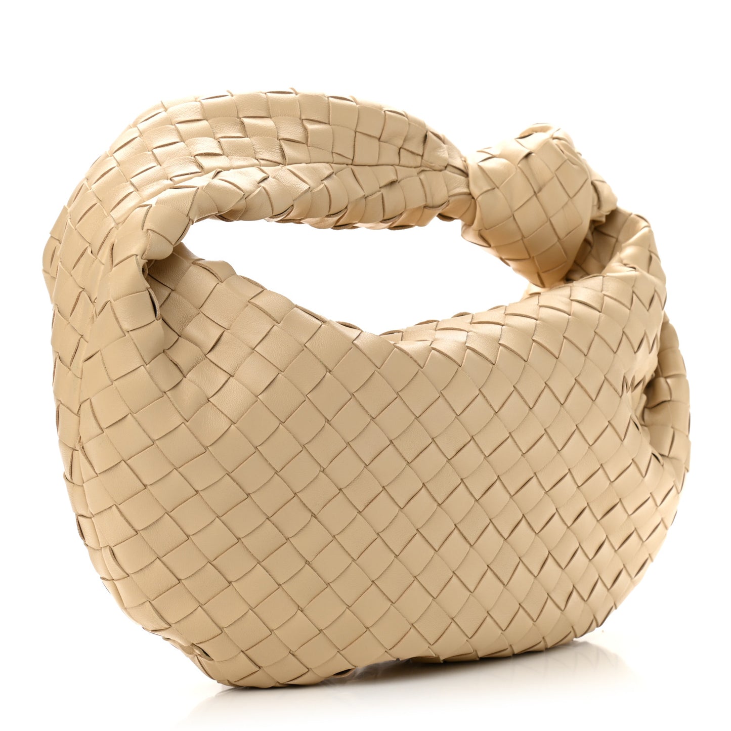 Nappa Intrecciato Teen Jodie Hobo Porridge